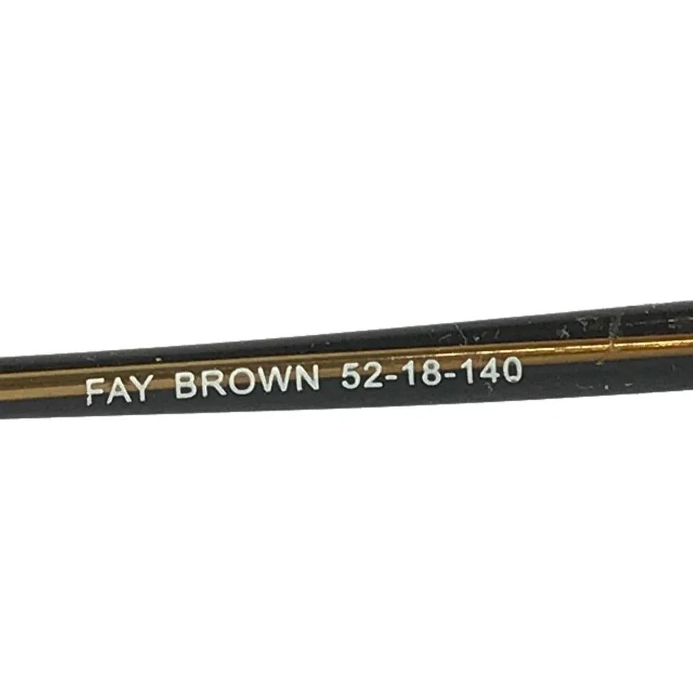 Affordable Designs Eyeglasses Frames FAY BROWN Square Full Rim 52-18-140